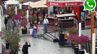 Vía WhatsApp: abejas invaden centro comercial Larcomar [VIDEO]
