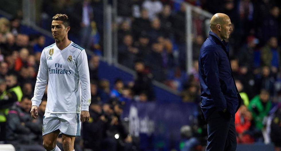 Cristiano Ronaldo fue reemplazado a los 82 minutos de juego ante el Levante por LaLiga | Foto: Getty Images