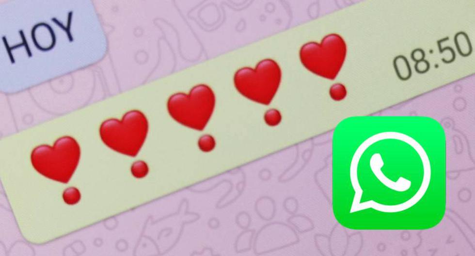 No creerás qué significa el corazón rojo con un círculo debajo. Emoji es usado varias veces en WhatsApp. (Foto: Peru.com)