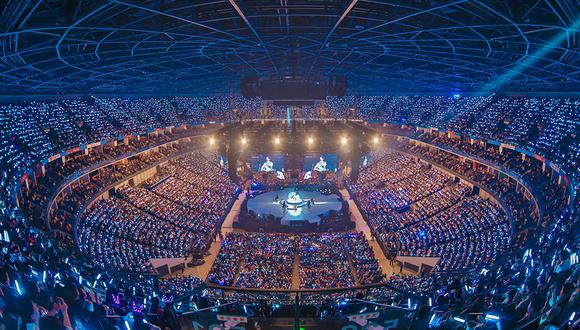 Mercedes-Benz Arena durante un evento musical a principios de 2019. (Foto: Mercedes-Benz Arena, Shanghai / Facebook)