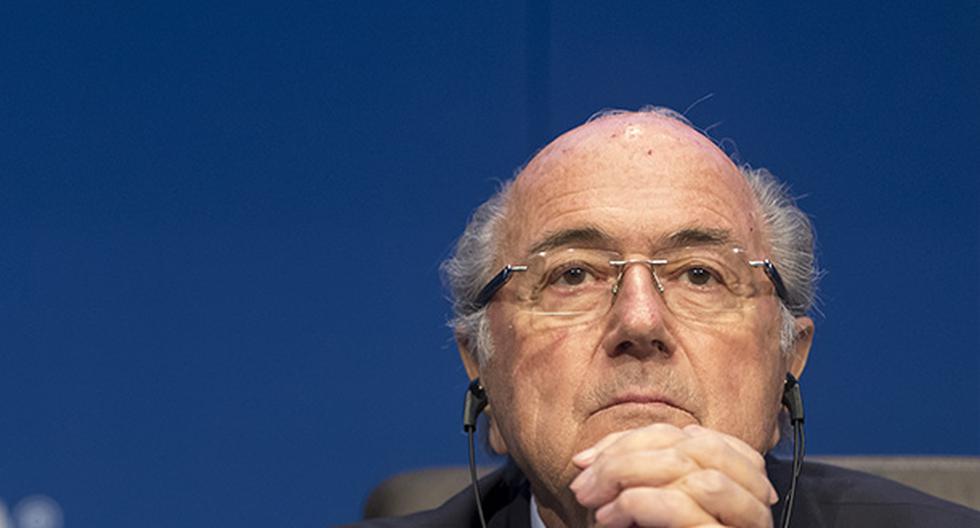 Joseph Blatter y sus palabras. (Foto: Getty Images)