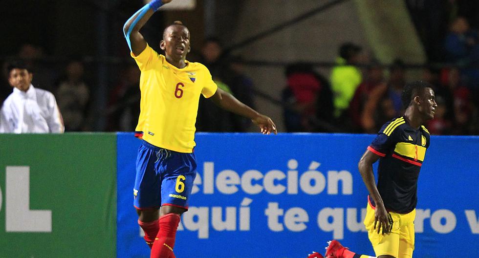 Ecuador vs Colombia se enfrentaron en Riobamba por el Grupo A del Sudamericano Sub 20. (Foto: EFE)