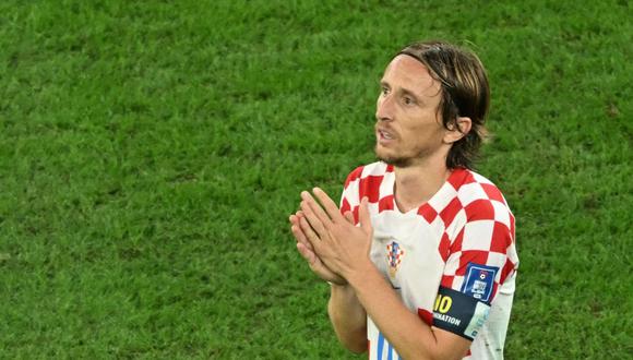Luka Modric es una de las figuras de la selección de Crocia. Foto: AFP.