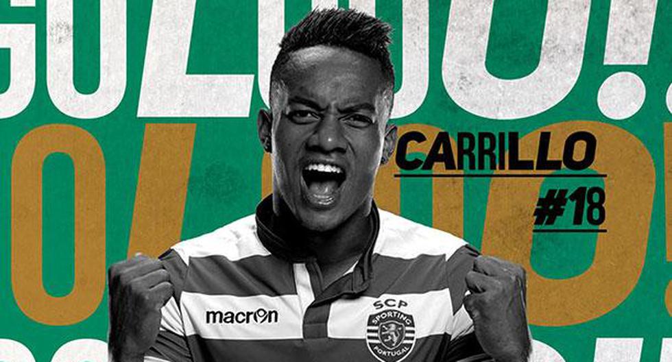 Sporting Lisboa busca la renovación de André Carrillo. (Foto:  Sporting Lisboa)