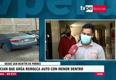 SMP: padre denuncia que grúa municipal se llevó al depósito su vehículo con su hija de 8 años | VIDEO