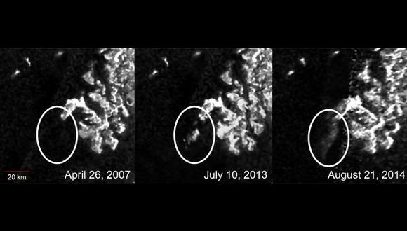 Isla que aparece y desaparece en Titán intriga a la NASA
