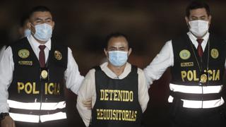 Gregorio Santos fue internado en el penal Castro Castro tras estar dos meses prófugo de la justicia