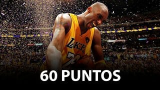 Así fue el último y espectacular partido de Kobe Bryant, donde anotó 60 puntos