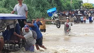 Población se niega a ser evacuada tras ruptura de dique en Piura