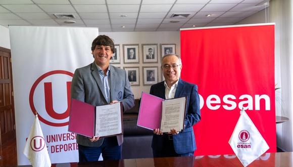 Ambas instituciones se unieron con el propósito de contribuir con el desarrollo del deporte en el Perú. Foto: Universitario de Deportes