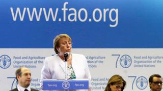 Bachelet: "Chile logró la meta de reducir el hambre crónica"