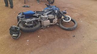 Ica: un policía murió y otro quedó herido tras violento choque de motocicletas