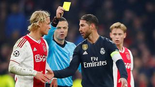 UEFA analiza posible castigo a Sergio Ramos por 'provocar' tarjeta amarilla en Champions League