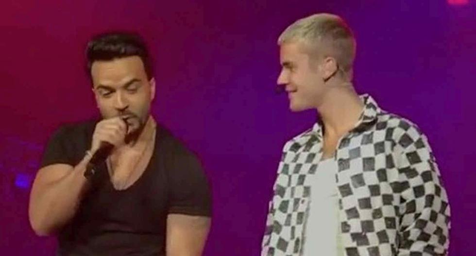 Justin Bieber cantó con Luis Fonsi en show de Puerto Rico. (Foto: captura)