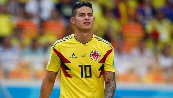 La selección Colombia busca nuevos deportistas para iniciar el proceso de la Copa América 2019 y Qatar 2022. Por ello, James Rodríguez no sería reclutado en el próximo mes. (Foto: AFP)