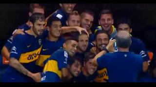 Boca Juniors: Osvaldo festejó su gol con foto en pleno partido