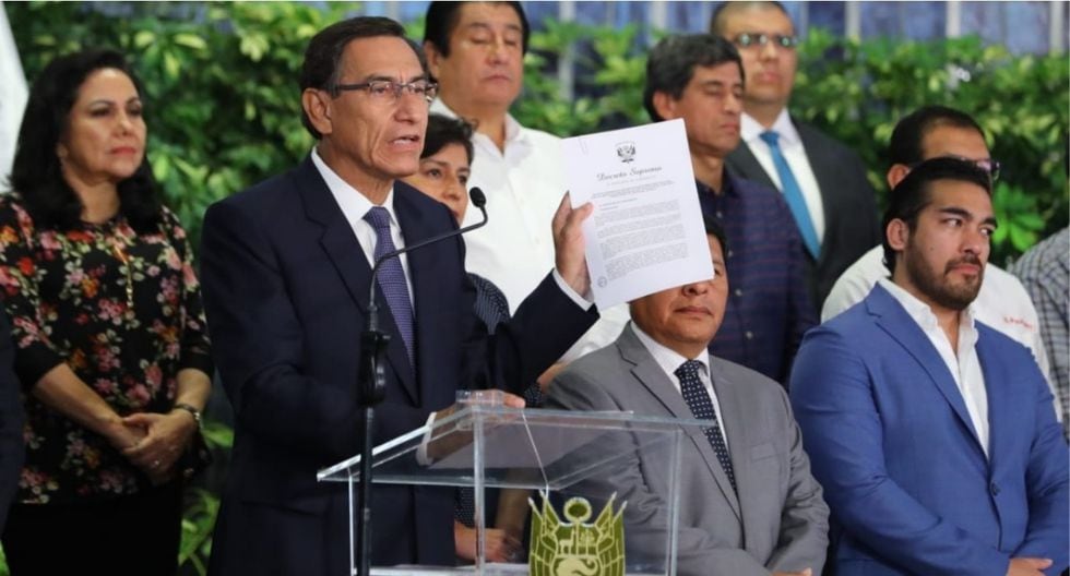 El presidente Martín Vizcarra informó sobre las medidas de su gobierno para enfrentar el coronavirus. (Foto: Presidencia)