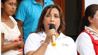 Dina Boluarte tras elecciones: “El desarrollo que requiere el país no tiene banderas políticas”