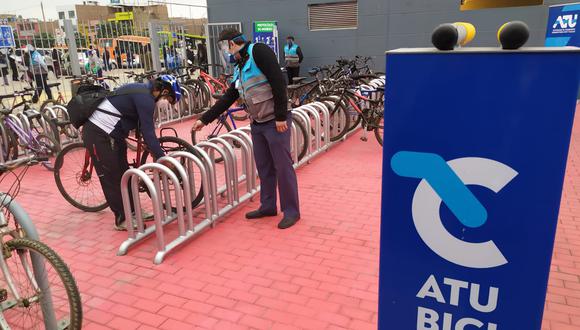 Son un total de 247 biciparqueaderos habilitados para los ciclistas que hacen uso de este medio de transporte. (Foto: ATU)