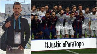 Barcelona y el Atlético pidieron justicia para el 'Topo' López