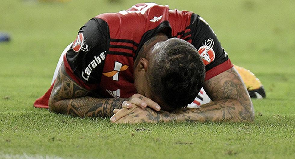 Paolo Guerrero no terminó este jueves el partido del Flamengo ante Bahía por el Brasileirao. (Foto: Getty Images)