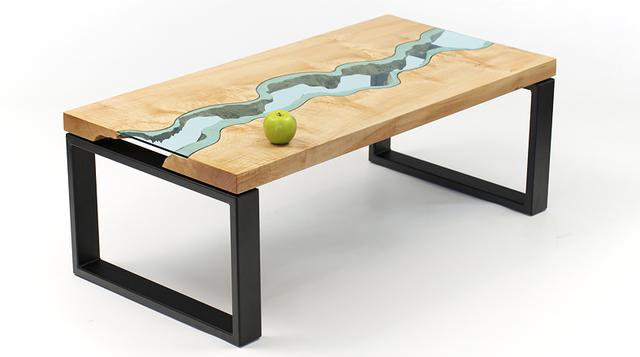 Incorpora el paisaje natural con estas mesas inspiradas en ríos - 1