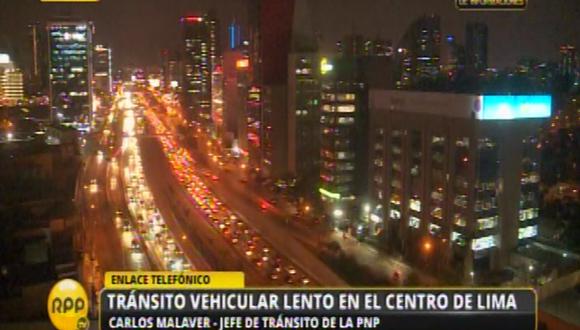 Lima tuvo un viernes infernal por la congestión vehicular