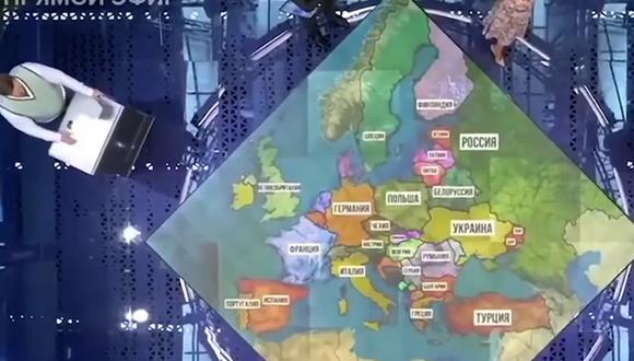 Un legislador aliado de Putin debatió en la televisión rusa cuál sería el primer destino de ataque en Europa. (Captura de video).