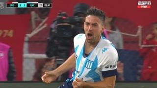 En solo tres minutos: Gabriel Hauche anotó el 1-0 de Racing vs. Independiente | VIDEO