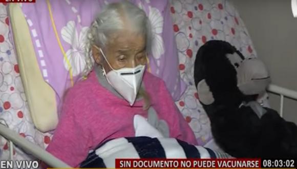 Su hijo hizo un llamadoa las autoridades para que él pueda recibir el DNI de su madre. (Foto: captura BDP)