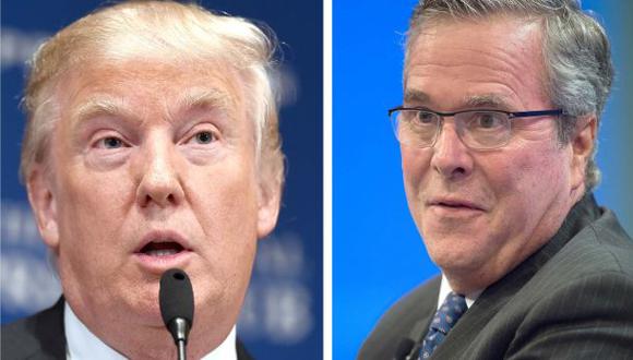 Trump se dispara en las encuestas y Bush sigue en caída libre