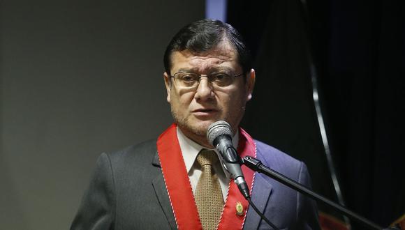 Jorge Chávez Cotrina, coordinador de las Fiscalías contra el Crimen Organizado, aseguró que han recibido el respaldo del fiscal de la Nación. (Foto: USI)