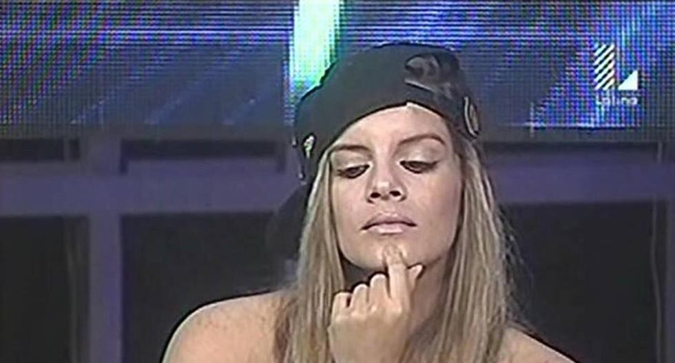 Alejandra Baigorria juega con la virilidad de Guty Carrera. (Foto: Captura de TV)