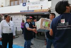 Referéndum 2018: más de 12 toneladas de material electoralllegaron a Trujillo