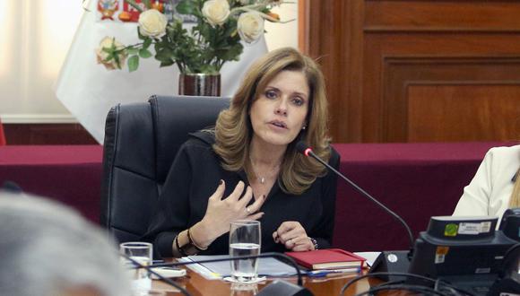 La primera ministra participó  hoy en el Sexto Gore Ejecutivo en Lima. [Foto archivo Prensa PCM]