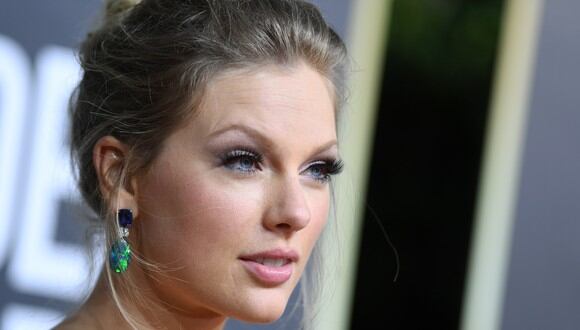 Taylor Swift es una de las candidatas con más nominaciones de la 63ª Entrega de los Premios Grammy.  (Photo by VALERIE MACON / AFP)