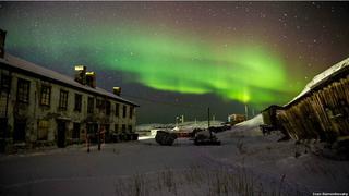 FOTOS: la aurora boreal llena de colores y luz el ártico ruso