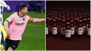 Una botella por gol: el regalo de compañía de cervezas a los arqueros ‘víctimas’ de los 644 de Messi