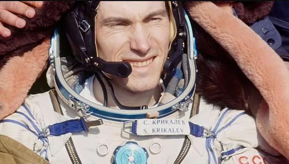 Sergei Krikalev estuvo 312 días consecutivos en el espacio. (GETTY IMAGES).