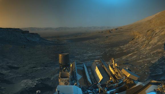 Curiosity envía una postal desde la ladera del Monte Sharp en Marte. (NASA/JPL-CALTECH)