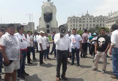 Cercado de Lima: galleros marcharon hasta elTribunal Constitucional