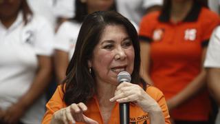 Martha Chávez: legisladores consideran que Ética debe investigar expresiones contra Zeballos