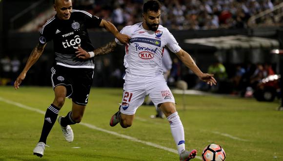 Nacional y Olimpia empataron 1-1 en duelo de paraguayos por Copa Sudamericana 2017. (Foto: AFP)