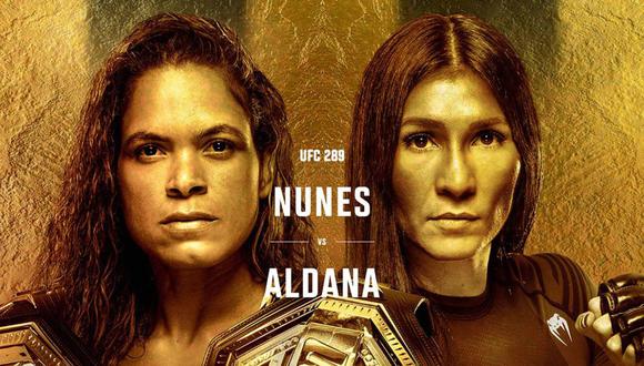 Transmisión del UFC 289 en vivo y en directo para ver la pelea Amanda Nunes vs. Irene Aldana y el resto de la cartelera desde Vancouver, Canadá. (Foto: UFC.com)