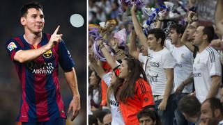 Real Madrid expulsó a 17 fans que insultaron a Messi en partido