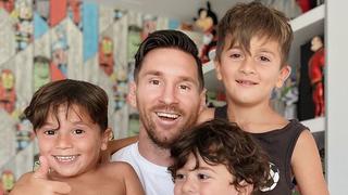 La imagen de Lionel Messi con sus hijos que enternece en redes sociales | FOTO