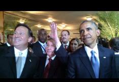 Obama y Castro en histórico encuentro en Cumbre de las Américas