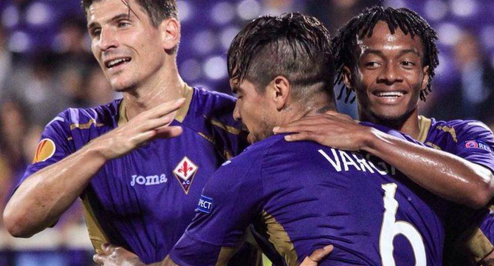 Juan Vargas anotó un gol en triunfo de la 'Fiore'. (Foto: @ACF_Fiorentina)