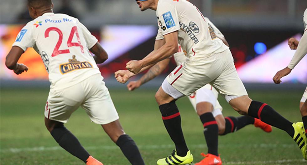 Rodrigo Cuba y Hernán Rengifo fueron los artífices del agónico empate de Universitario ante Sporting Cristal. Sus goles fueron en menos de cinco minutos. (Foto: Andina)