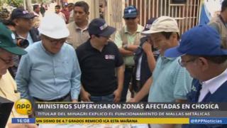 Chosica: roban parte de mallas que sirven para detener huaico